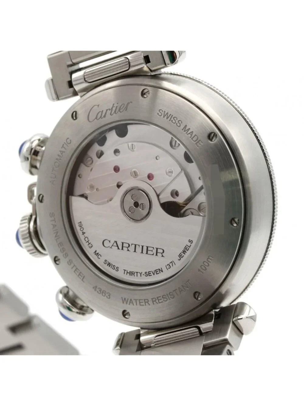 Cartier Pasha de Cartier Chronograph SS Automatic Watch